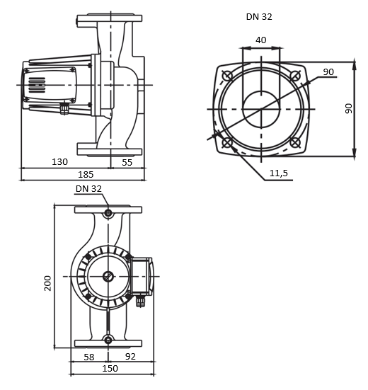 BASIC 32-8SF 1x230V